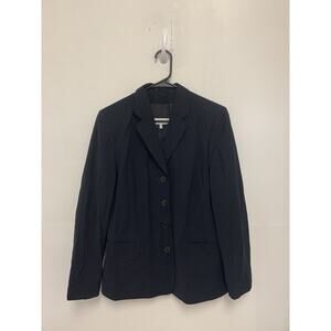 Vintage Women's Cerruti 1881 Blazer Jacket Size 8 Navy Wool